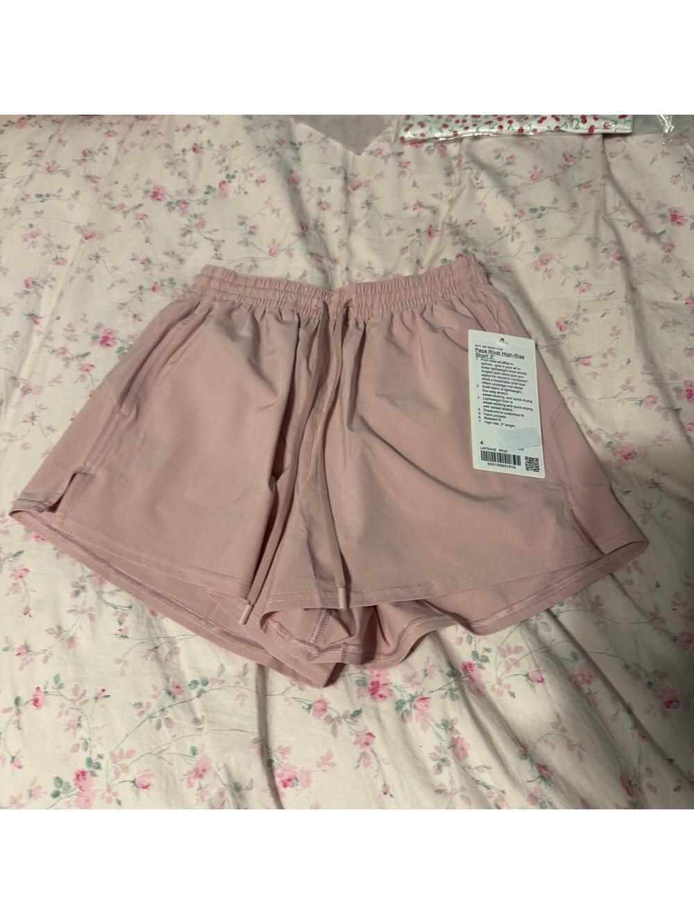 Lululemon Athletica Pace Rival High Rise Shorts